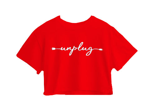 UNPLUG CROP TOP UNPLUG CROP TOP