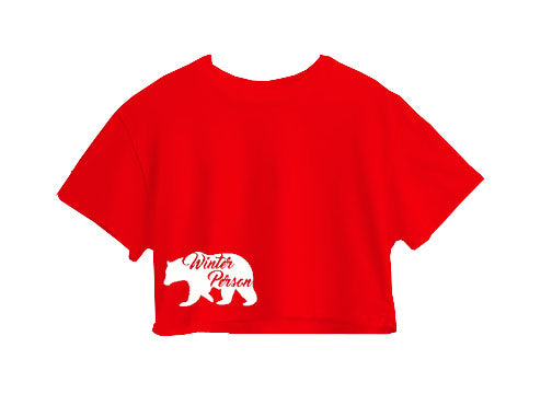 Winter Person Crop Top Winter Person Crop Top