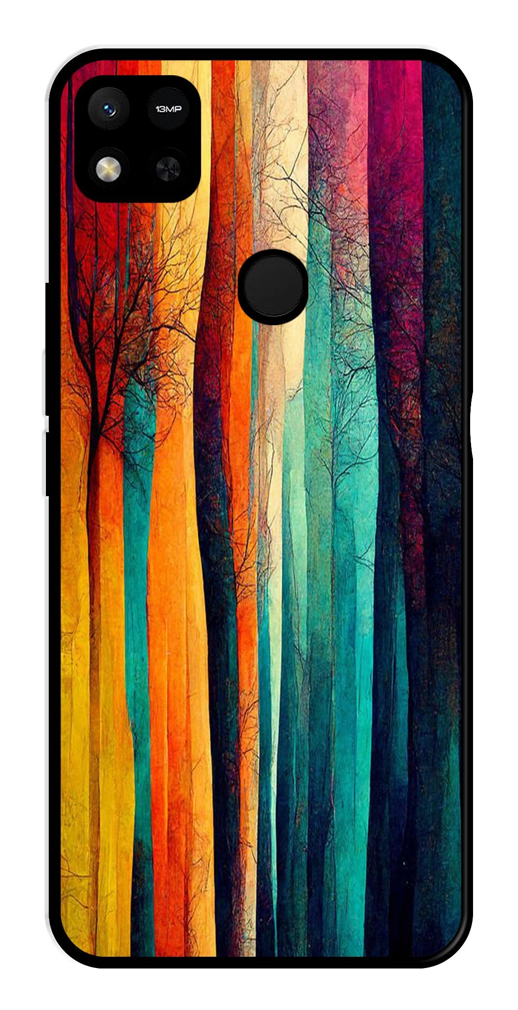 Modern Art Colorful Metal Mobile Case for Redmi 10a Modern Art Colorful Metal Mobile Case for Redmi 10a (Design No -47)