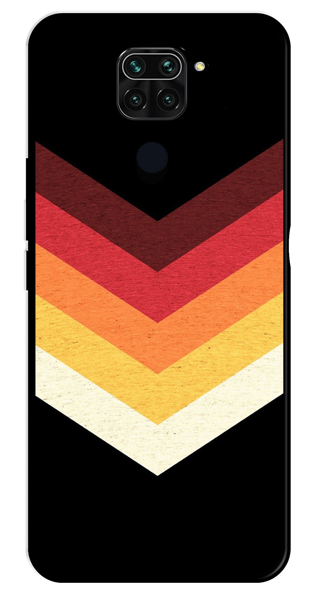MultiColor Arrow Metal Mobile Case for Redmi Note 9 MultiColor Arrow Metal Mobile Case for Redmi Note 9 (Design No -04)