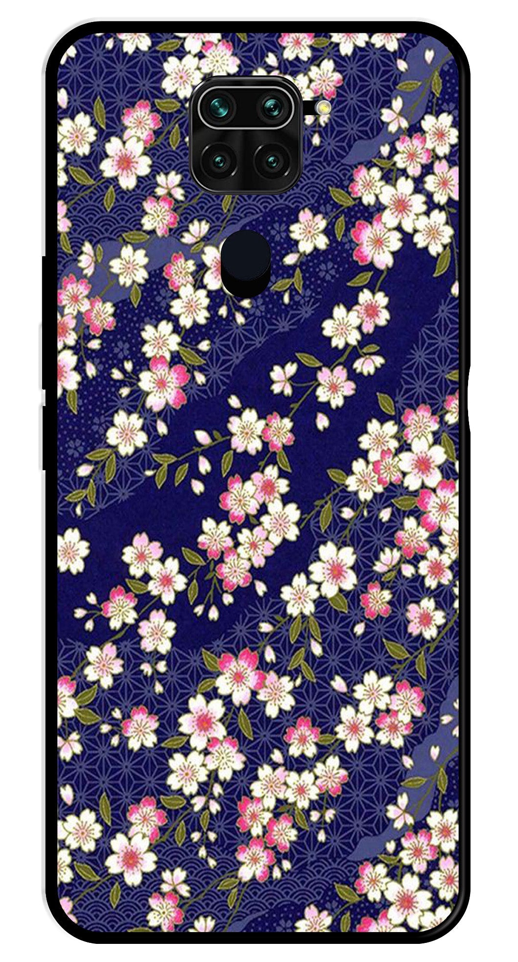 Flower Design Metal Mobile Case for Redmi Note 9 Flower Design Metal Mobile Case for Redmi Note 9 (Design No -25)