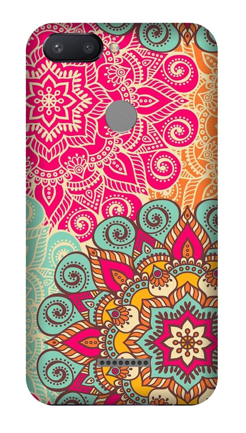 Rangoli art Case for Redmi 6 Rangoli art Case for Redmi 6