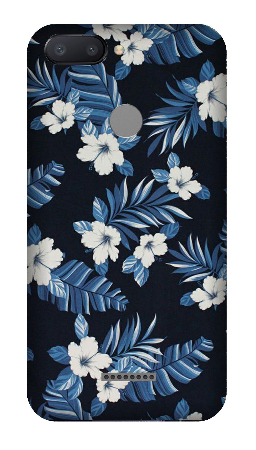White flowers Blue Background2 Case for Redmi 6 White flowers Blue Background2 Case for Redmi 6