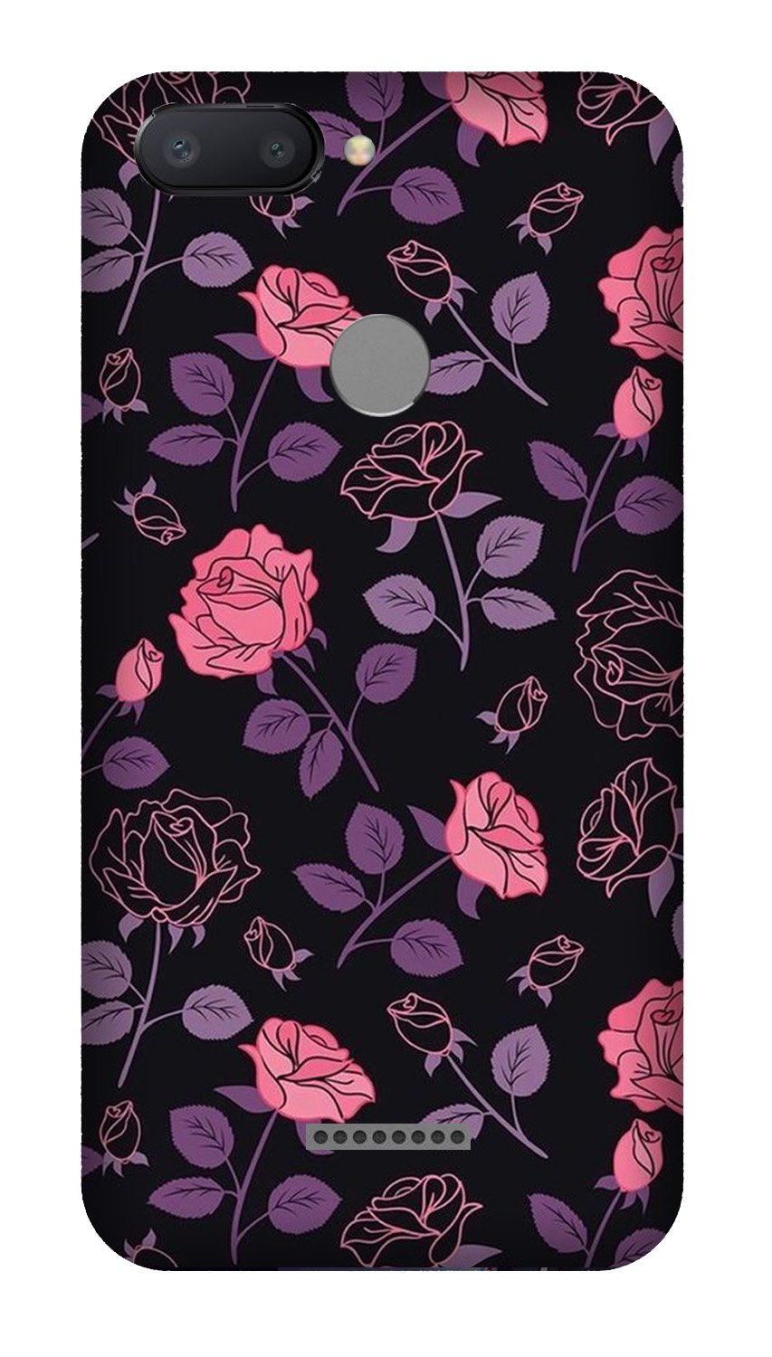 Rose Black Background Case for Redmi 6 Rose Black Background Case for Redmi 6