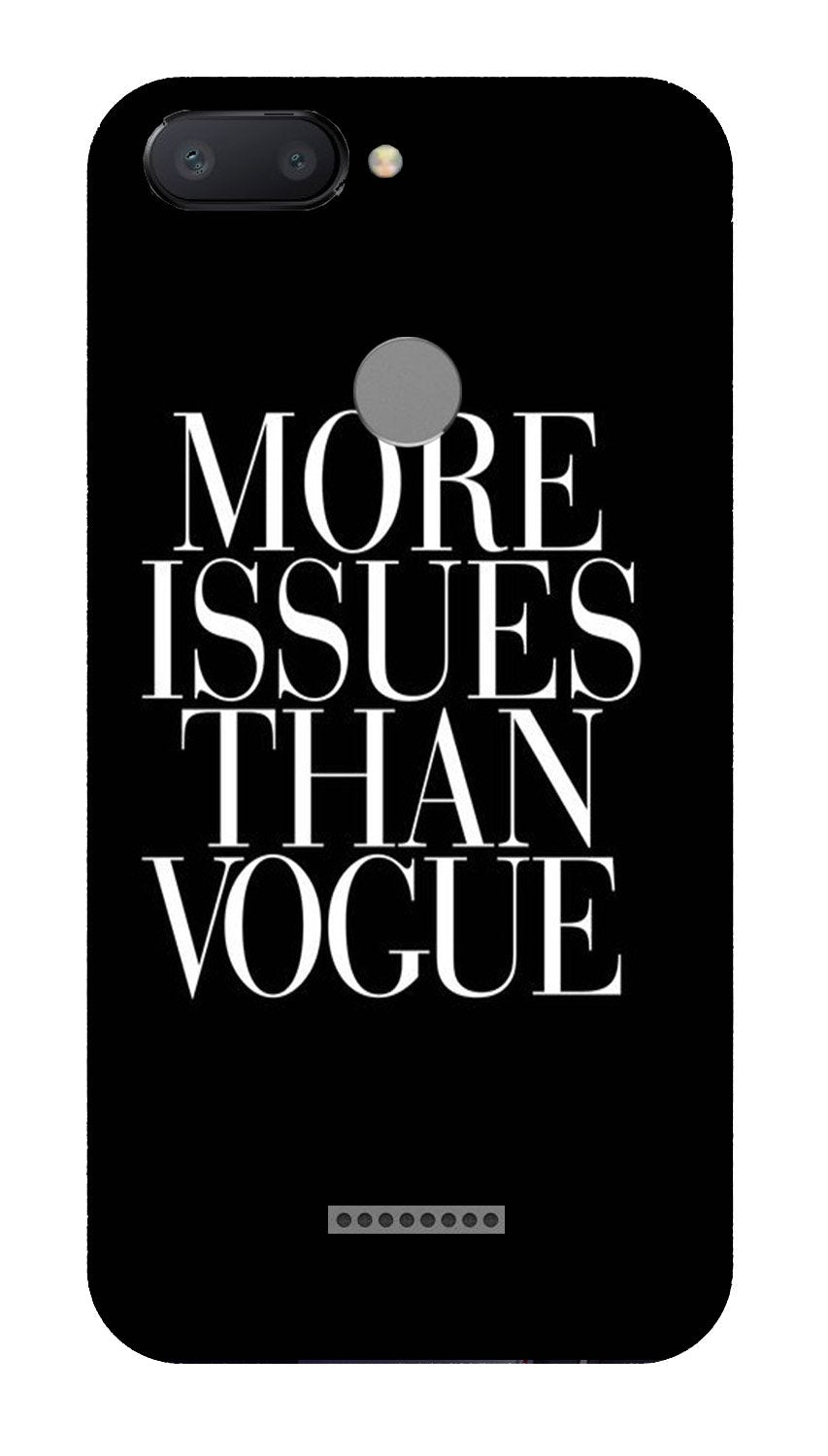 More Issues than Vague Case for Redmi 6 More Issues than Vague Case for Redmi 6