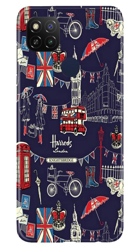 Love London Mobile Back Case for Redmi 9 Activ (Design - 75) Love London Case for Redmi 9 Activ