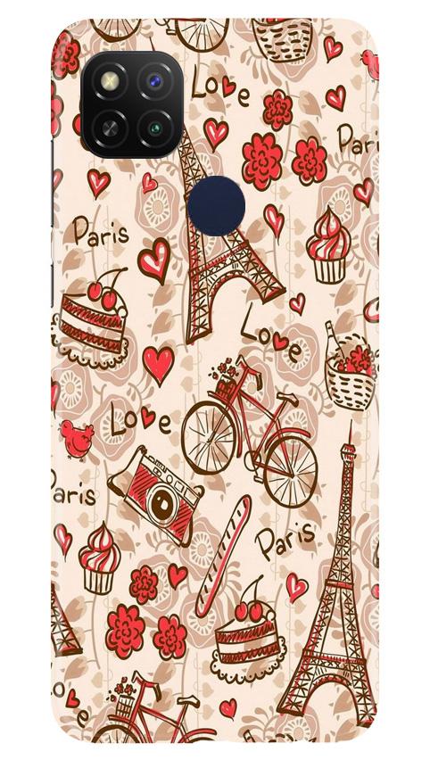 Love Paris Mobile Back Case for Redmi 9 Activ (Design - 103) Love Paris Case for Redmi 9 Activ (Design - 103)