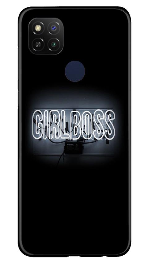 Girl Boss Black Mobile Back Case for Redmi 9 Activ (Design - 268) Girl Boss Black Case for Redmi 9 Activ (Design No. 268)