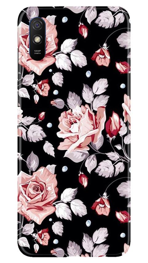 Pink rose Mobile Back Case for Xiaomi Redmi 9i (Design - 12) Pink rose Case for Xiaomi Redmi 9i