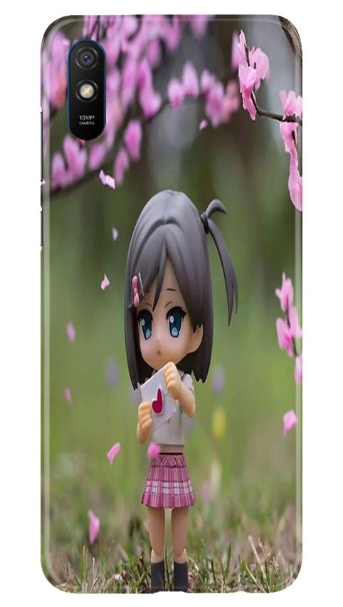 Cute Girl Mobile Back Case for Xiaomi Redmi 9a (Design - 92) Cute Girl Case for Xiaomi Redmi 9a