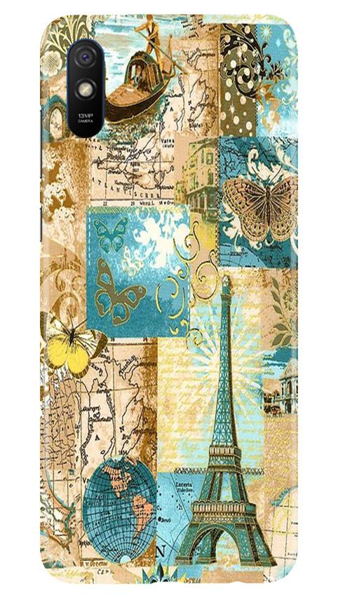 Travel Eiffel Tower Mobile Back Case for Xiaomi Redmi 9a (Design - 206) Travel Eiffel Tower Case for Xiaomi Redmi 9a (Design No. 206)