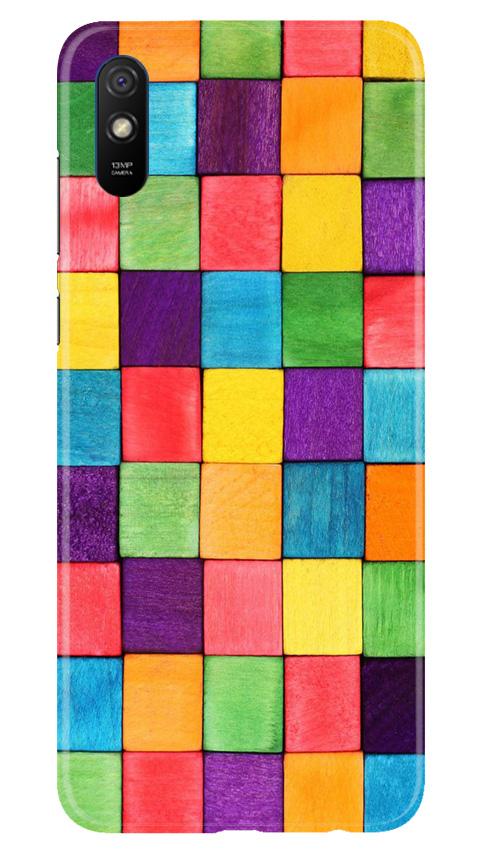 Colorful Square Mobile Back Case for Xiaomi Redmi 9a (Design - 218) Colorful Square Case for Xiaomi Redmi 9a (Design No. 218)