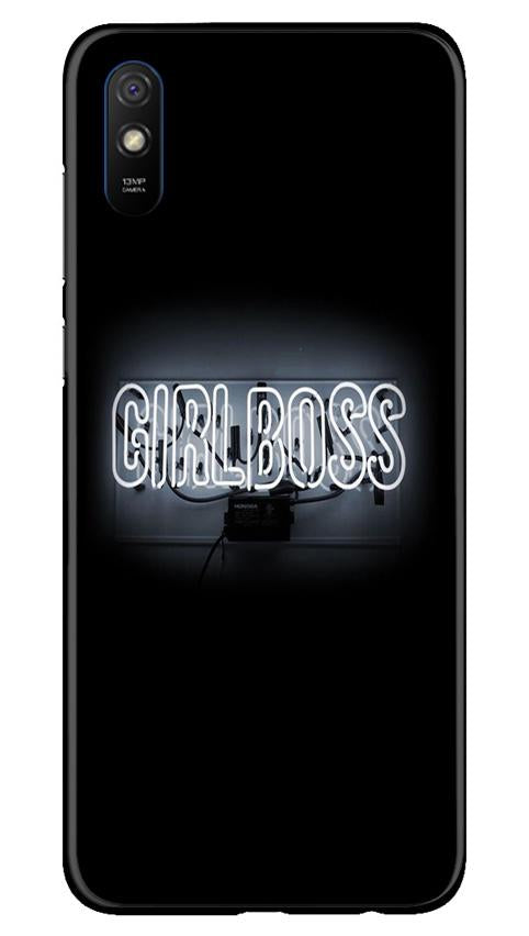 Girl Boss Black Mobile Back Case for Xiaomi Redmi 9i (Design - 268) Girl Boss Black Case for Xiaomi Redmi 9i (Design No. 268)