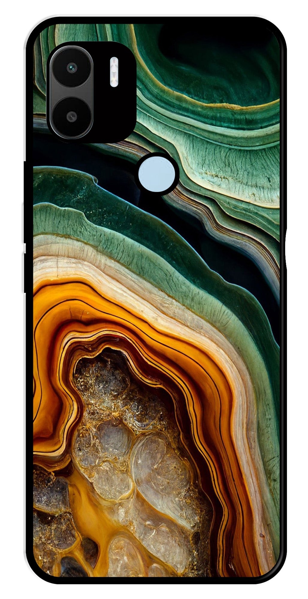 Marble Design Metal Mobile Case for Redmi A2 Plus Marble Design Metal Mobile Case for Redmi A2 Plus (Design No -28)