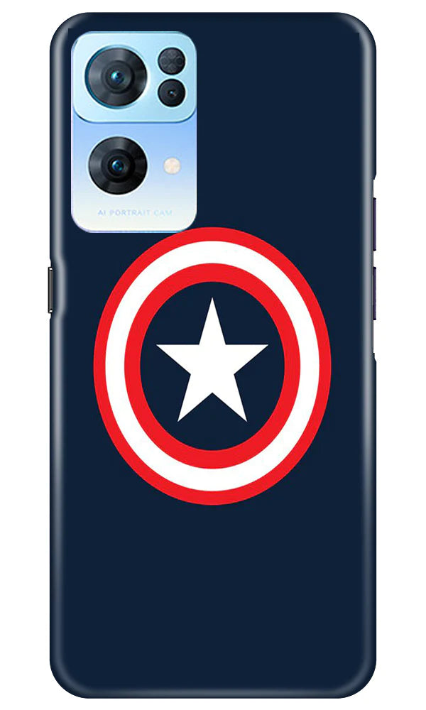 Captain America Mobile Back Case for Oppo Reno 7 Pro 5G (Design - 42) Captain America Case for Oppo Reno 7 Pro 5G