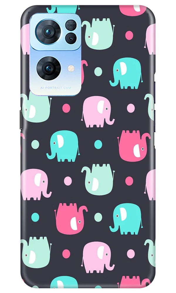 Elephant Baground Mobile Back Case for Oppo Reno 7 Pro 5G (Design - 44) Elephant Baground Case for Oppo Reno 7 Pro 5G
