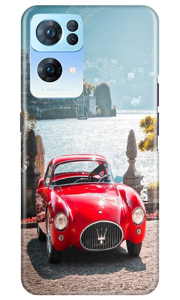 Vintage Car Mobile Back Case for Oppo Reno 7 Pro 5G (Design - 51) Vintage Car Case for Oppo Reno 7 Pro 5G