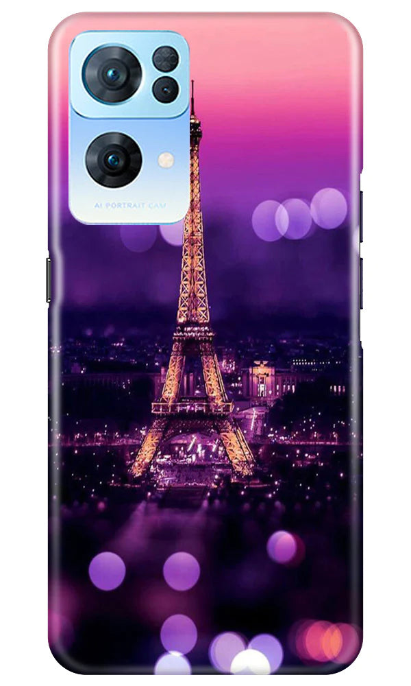 Eiffel Tower Mobile Back Case for Oppo Reno 7 Pro 5G (Design - 86) Eiffel Tower Case for Oppo Reno 7 Pro 5G