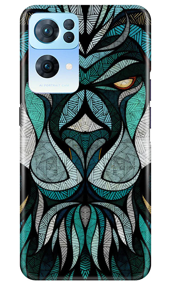 Lion Mobile Back Case for Oppo Reno 7 Pro 5G (Design - 97) Lion Case for Oppo Reno 7 Pro 5G