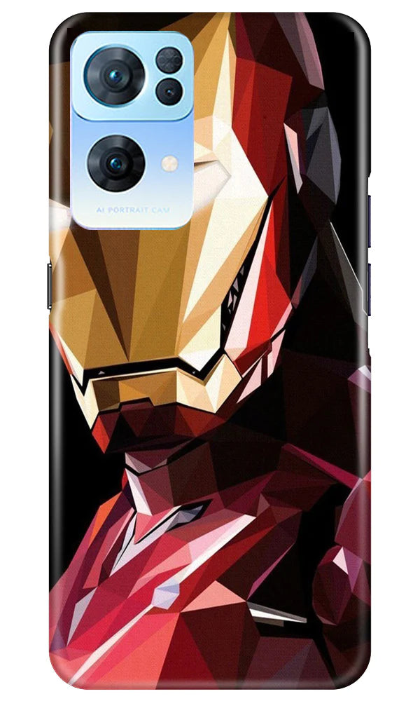 Iron Man Superhero Mobile Back Case for Oppo Reno 7 Pro 5G (Design - 122) Iron Man Superhero Case for Oppo Reno 7 Pro 5G (Design - 122)