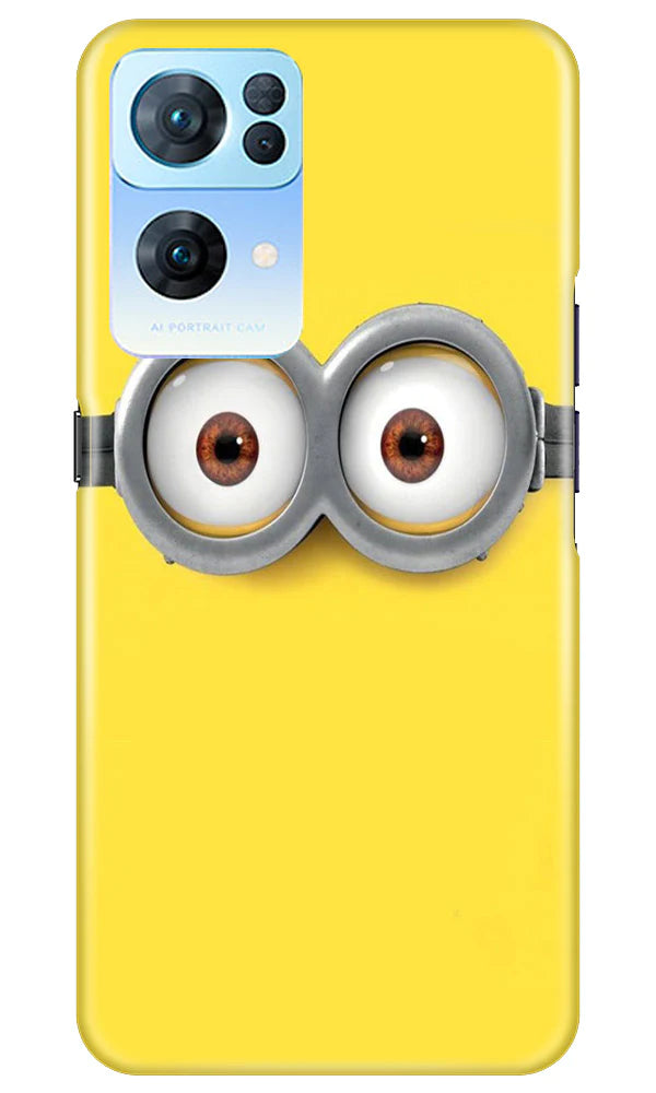 Minions Mobile Back Case for Oppo Reno 7 Pro 5G (Design - 128) Minions Case for Oppo Reno 7 Pro 5G (Design - 128)