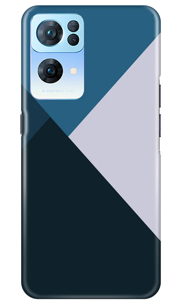 Blue Shades Mobile Back Case for Oppo Reno 7 Pro 5G (Design - 157) Blue Shades Case for Oppo Reno 7 Pro 5G (Design - 157)