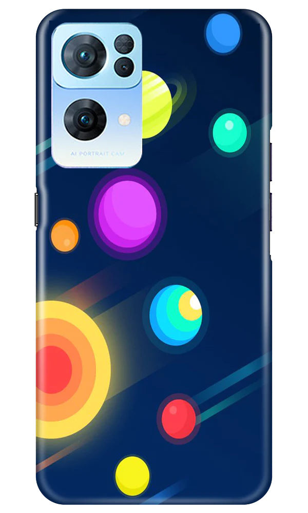 Solar Planet Mobile Back Case for Oppo Reno 7 Pro 5G (Design - 166) Solar Planet Case for Oppo Reno 7 Pro 5G (Design - 166)
