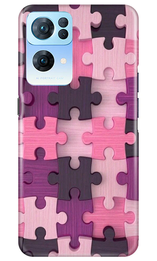 Puzzle Mobile Back Case for Oppo Reno 7 Pro 5G (Design - 168) Puzzle Case for Oppo Reno 7 Pro 5G (Design - 168)
