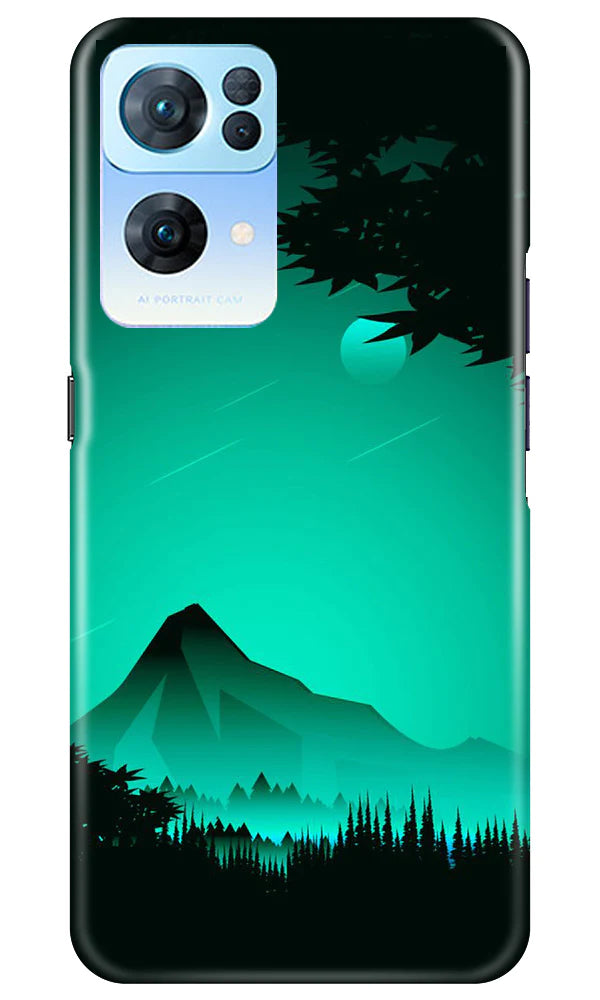 Moon Mountain Mobile Back Case for Oppo Reno 7 Pro 5G (Design - 173) Moon Mountain Case for Oppo Reno 7 Pro 5G (Design - 173)