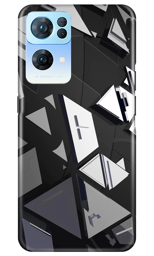 Modern Art Mobile Back Case for Oppo Reno 7 Pro 5G (Design - 199) Modern Art Case for Oppo Reno 7 Pro 5G (Design No. 199)