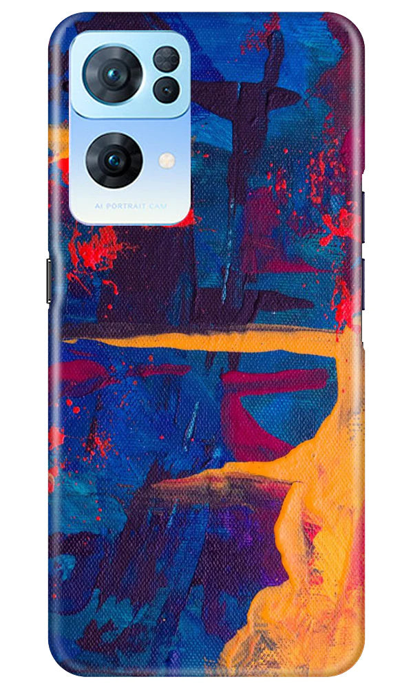 Modern Art Mobile Back Case for Oppo Reno 7 Pro 5G (Design - 207) Modern Art Case for Oppo Reno 7 Pro 5G (Design No. 207)