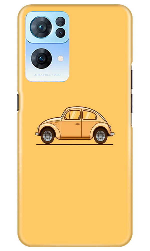 Vintage Car Mobile Back Case for Oppo Reno 7 Pro 5G (Design - 231) Vintage Car Case for Oppo Reno 7 Pro 5G (Design No. 231)