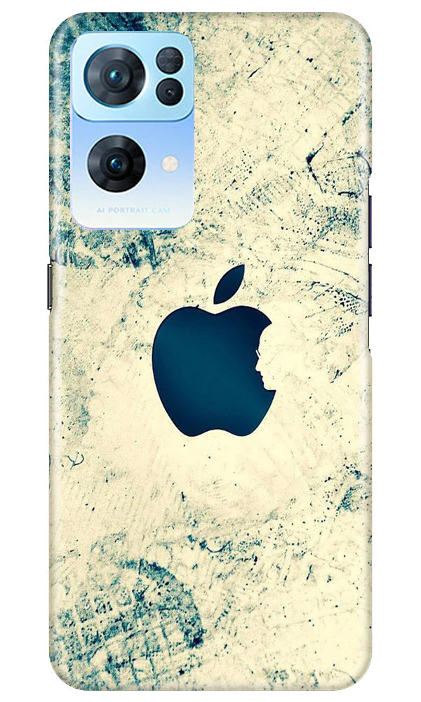 Apple Logo Mobile Back Case for Oppo Reno 7 Pro 5G (Design - 251) Apple Logo Case for Oppo Reno 7 Pro 5G (Design No. 251)