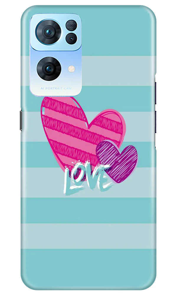 Love Mobile Back Case for Oppo Reno 7 Pro 5G (Design - 261) Love Case for Oppo Reno 7 Pro 5G (Design No. 261)