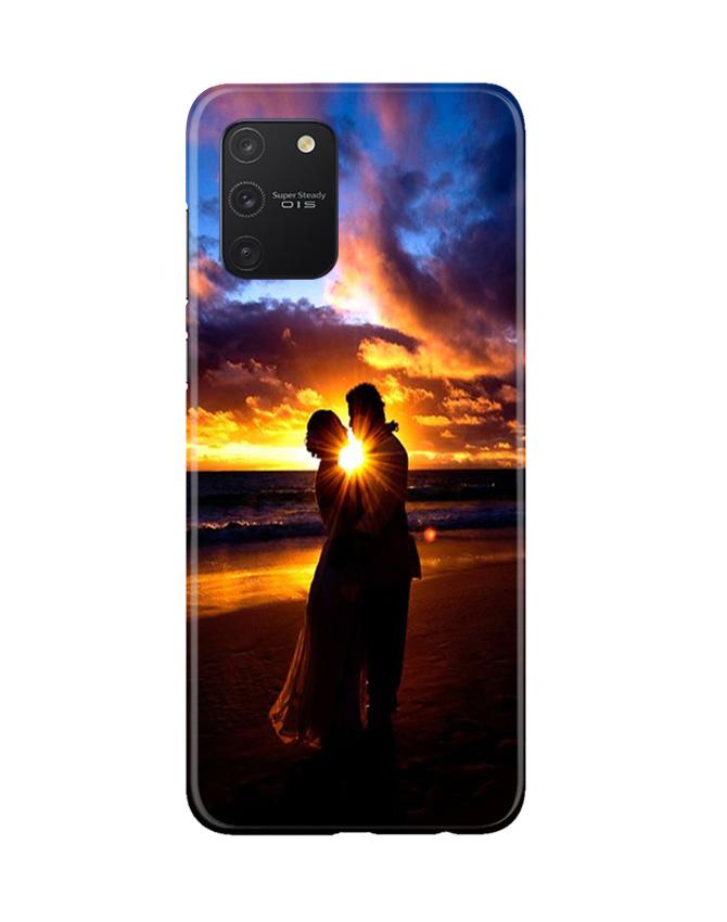 Couple Sea shore Mobile Back Case for Samsung Galaxy S10 Lite (Design - 13) Couple Sea shore Case for Samsung Galaxy S10 Lite