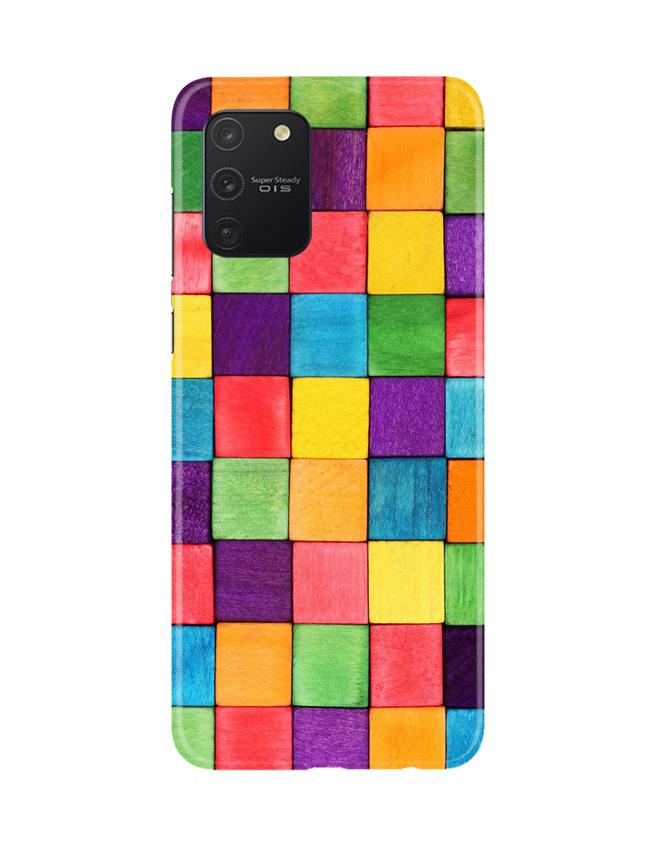 Colorful Square Mobile Back Case for Samsung Galaxy S10 Lite (Design - 218) Colorful Square Case for Samsung Galaxy S10 Lite (Design No. 218)