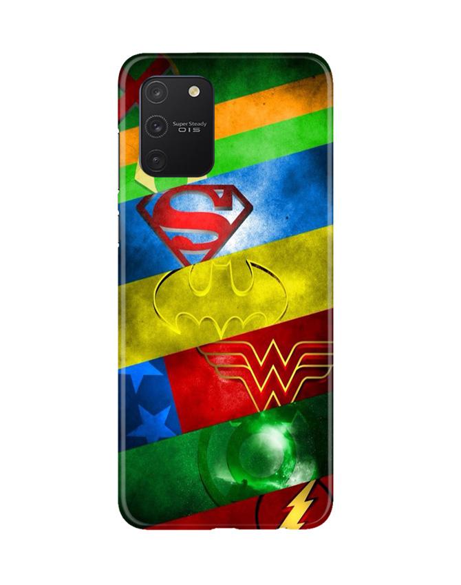 Superheros Logo Mobile Back Case for Samsung Galaxy S10 Lite (Design - 251) Superheros Logo Case for Samsung Galaxy S10 Lite (Design No. 251)