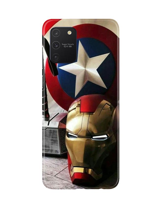 Ironman Captain America Mobile Back Case for Samsung Galaxy S10 Lite (Design - 254) Ironman Captain America Case for Samsung Galaxy S10 Lite (Design No. 254)