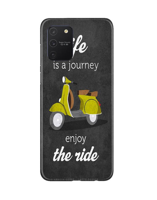 Life is a Journey Mobile Back Case for Samsung Galaxy S10 Lite (Design - 261) Life is a Journey Case for Samsung Galaxy S10 Lite (Design No. 261)
