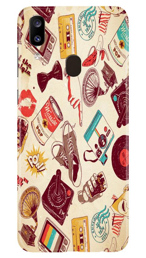 Vintage Mobile Back Case for Samsung Galaxy A20 (Design - 35) Vintage Case for Samsung Galaxy A20