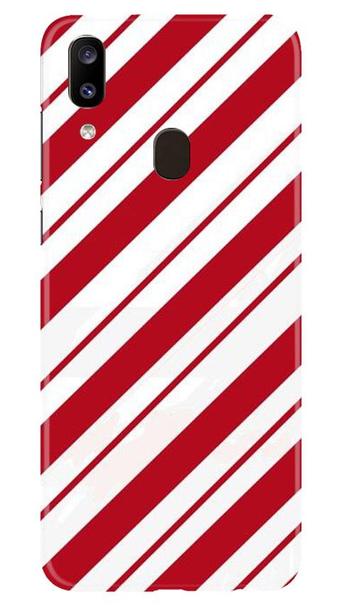Red White Mobile Back Case for Samsung Galaxy A20 (Design - 44) Red White Case for Samsung Galaxy A20