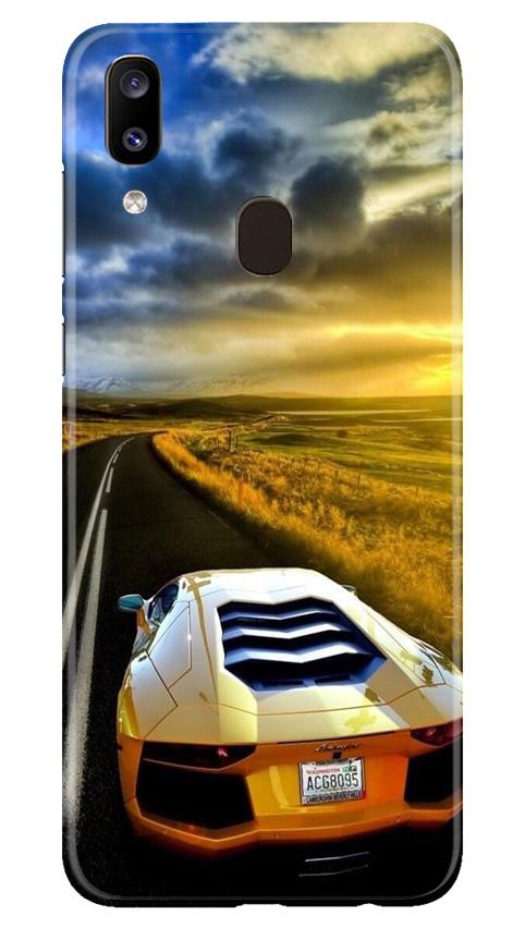 Car lovers Mobile Back Case for Samsung Galaxy A20 (Design - 46) Car lovers Case for Samsung Galaxy A20