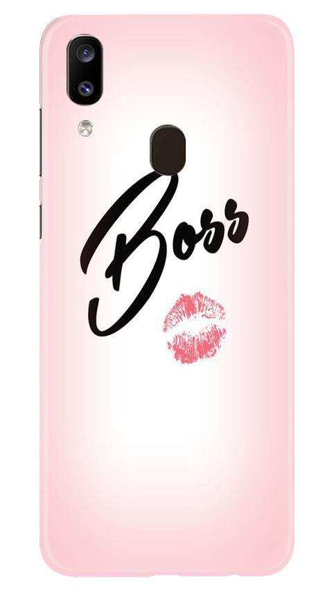 Boss Mobile Back Case for Samsung Galaxy A20 (Design - 59) Boss Case for Samsung Galaxy A20