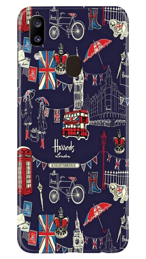 Love London Mobile Back Case for Samsung Galaxy A20 (Design - 75) Love London Case for Samsung Galaxy A20