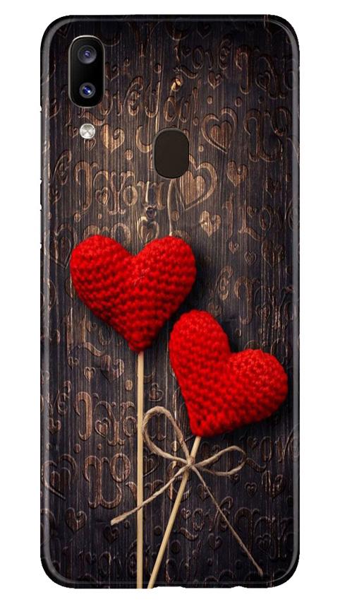 Red Hearts Mobile Back Case for Samsung Galaxy A20 (Design - 80) Red Hearts Case for Samsung Galaxy A20