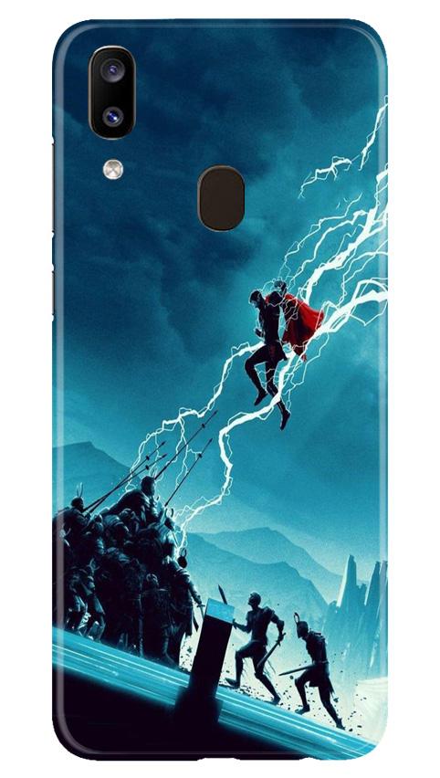Thor Avengers Mobile Back Case for Samsung Galaxy A20 (Design - 243) Thor Avengers Case for Samsung Galaxy A20 (Design No. 243)