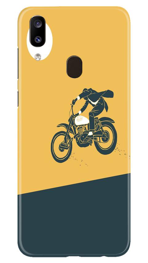 Bike Lovers Mobile Back Case for Samsung Galaxy A20 (Design - 256) Bike Lovers Case for Samsung Galaxy A20 (Design No. 256)