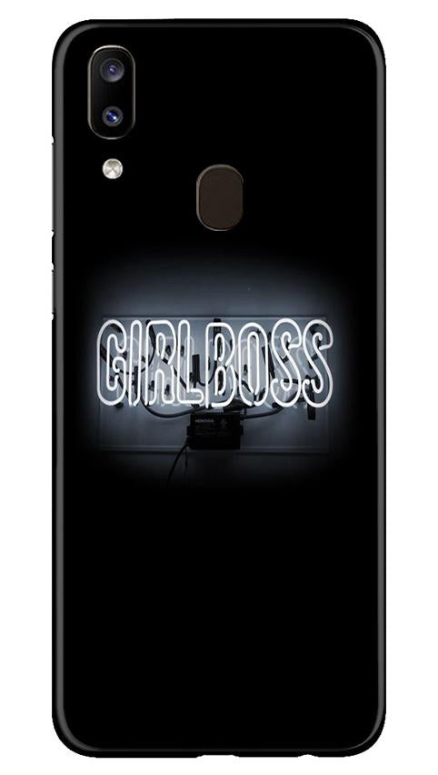 Girl Boss Black Mobile Back Case for Samsung Galaxy A20 (Design - 268) Girl Boss Black Case for Samsung Galaxy A20 (Design No. 268)