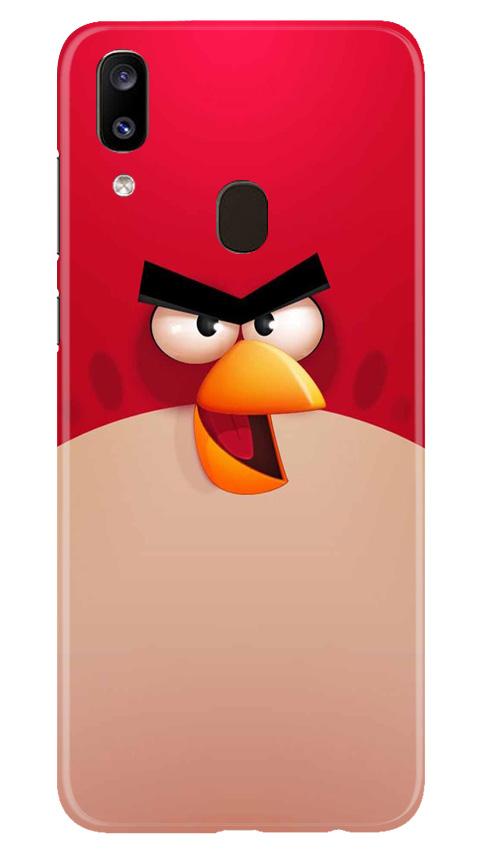 Angry Bird Red Mobile Back Case for Samsung Galaxy A20 (Design - 325) Angry Bird Red Mobile Back Case for Samsung Galaxy A20 (Design - 325)