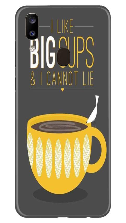 Big Cups Coffee Mobile Back Case for Samsung Galaxy A20 (Design - 352) Big Cups Coffee Mobile Back Case for Samsung Galaxy A20 (Design - 352)